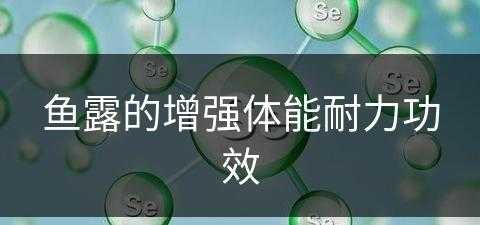 鱼露的增强体能耐力功效(鱼露有什么用)